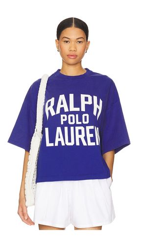 Jersey Knit Crew Neck Top in Blue. - size L (also in M, S, XS, XXS) - Polo Ralph Lauren - Modalova