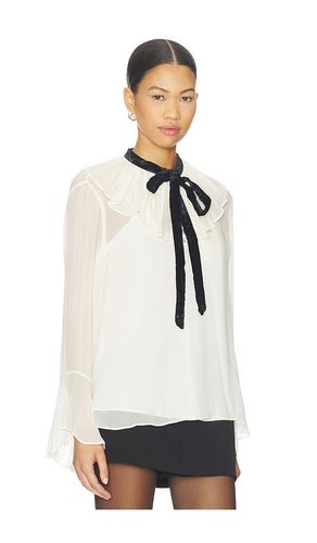 Crinkle Long Sleeve Top in . Size 0. Also in 6, 8 - Polo Ralph Lauren - Modalova