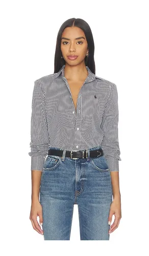 Long Sleeve Button Front Shirt in Black,. - size 10 (also in 12) - Polo Ralph Lauren - Modalova