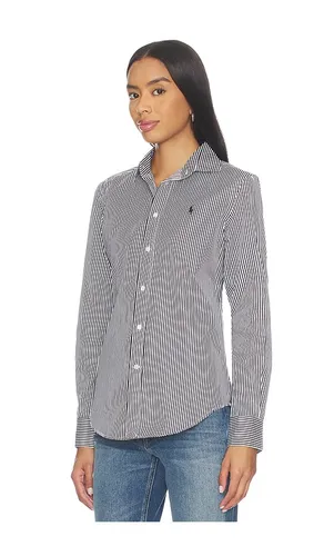 Long Sleeve Button Front Shirt in Black,. - size 10 (also in 12) - Polo Ralph Lauren - Modalova