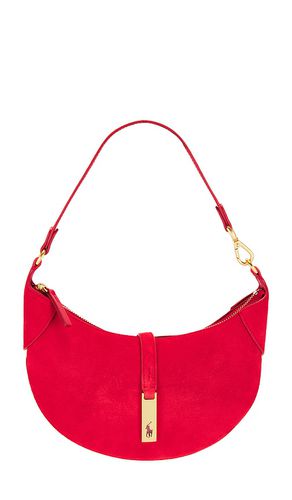 Suede Shoulder Bag in Red - Polo Ralph Lauren - Modalova