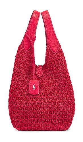 Medium Tote in Red - Polo Ralph Lauren - Modalova