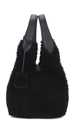 Shearling & Pebble Leather Tote Medium in - Polo Ralph Lauren - Modalova