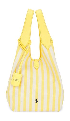 Stripe Polo Canvas Medium Tote in - Polo Ralph Lauren - Modalova