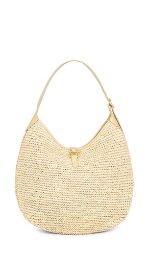 Raffia Leather Medium Shoulder Bag in - Polo Ralph Lauren - Modalova