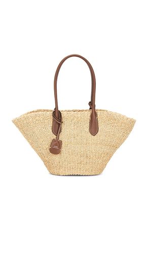 Raffia Stripe Tote Bag in - Polo Ralph Lauren - Modalova