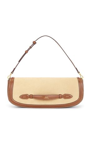 Twill Suede Leather Clutch in - Polo Ralph Lauren - Modalova