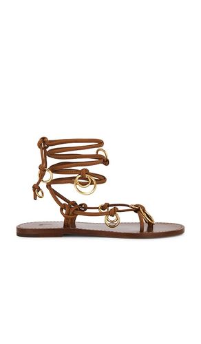 Leather Ring Wrap Flat Sandals in . Size 10. Also in 7 - Polo Ralph Lauren - Modalova