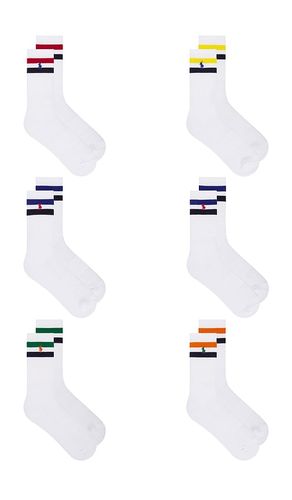 Core Stripes Crew Socks 6-Pack in - Polo Ralph Lauren - Modalova