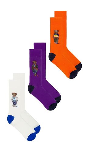 Seasonal Bear Socks 3-Pack Gift Box in Multi - Polo Ralph Lauren - Modalova