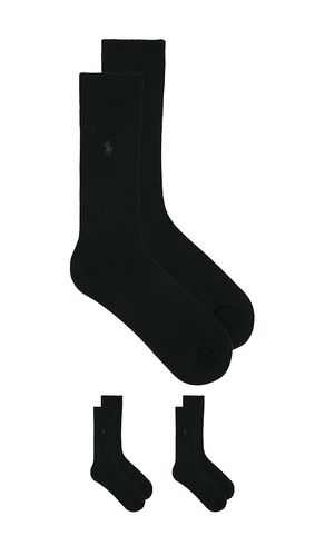Soft Touch Flat Knit Dress Socks 3-Pack in - Polo Ralph Lauren - Modalova