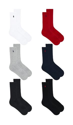 Performance Solid Socks 6-Pack in - Polo Ralph Lauren - Modalova
