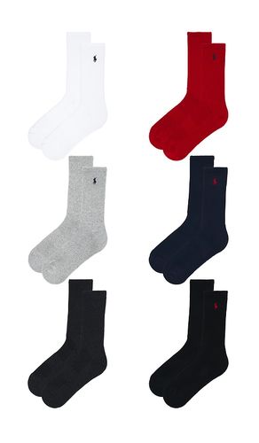 Performance Solid Socks 6-Pack in - Polo Ralph Lauren - Modalova