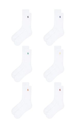 Performance Solid Socks 6-Pack in - Polo Ralph Lauren - Modalova