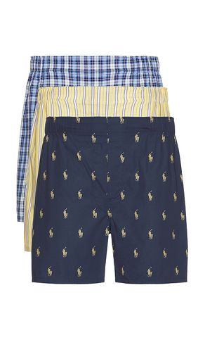 Classic Fit Cotton Boxer 3 Pack in Multi. - size L (also in M, S, XL/1X) - Polo Ralph Lauren - Modalova