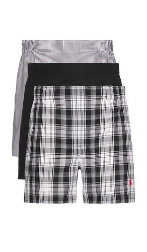 Classic Fit Cotton Boxer 3 Pack in Multi. - size S (also in M, L, XL/1X, XXL/2X) - Polo Ralph Lauren - Modalova