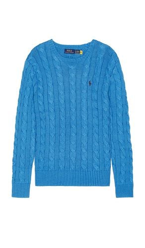 Cable Knit Crewneck Sweater in . Size M, S, XL/1X - Polo Ralph Lauren - Modalova