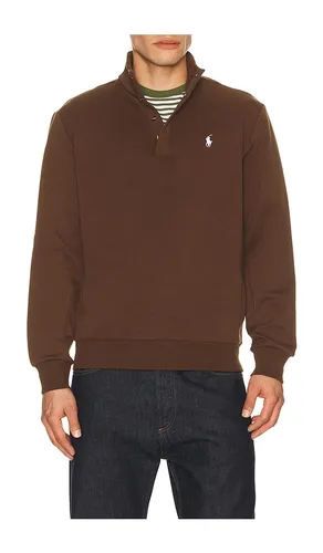 Long Sleeve Double Knit Tech Snap Mocknock Pullover in . Taglia S. Also in XXL/2X - Polo Ralph Lauren - Modalova