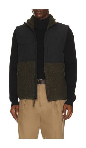 Bonded Hi-Pile Full Zip Hybrid Vest in Green. - size M (also in S) - Polo Ralph Lauren - Modalova