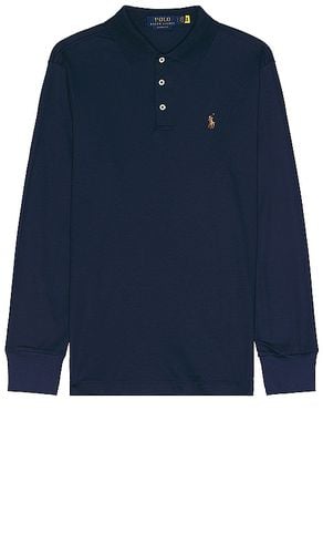 Pima long sleeve polo en color talla L en - Navy. Talla L (también en M) - Polo Ralph Lauren - Modalova