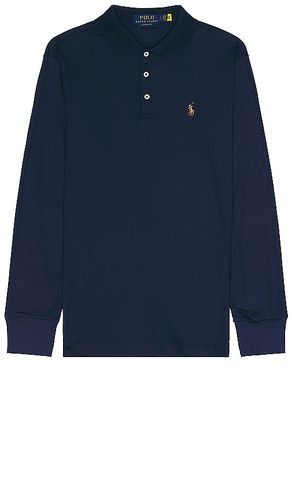 Pima long sleeve polo en color talla L en - Navy. Talla L (también en M, S) - Polo Ralph Lauren - Modalova