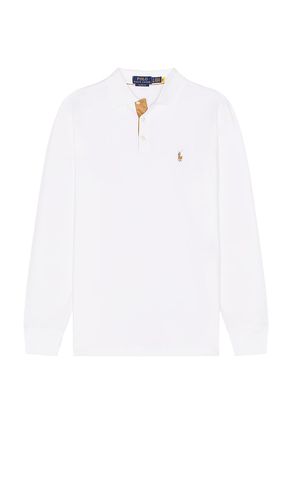 Classic long sleeve polo shirt en color talla L en - White. Talla L (también en M, S, XL/1X) - Polo Ralph Lauren - Modalova