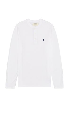 Long sleeve henley en color talla L en - White. Talla L (también en M, S, XL) - Polo Ralph Lauren - Modalova