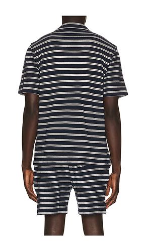 Short Sleeve Cotton Bar Stripe Textured Andy Camp Shirt in . Size L. Also in M - Polo Ralph Lauren - Modalova