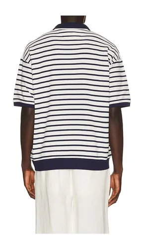 Short Sleeve Yarn Dyed Jacquard Textured Interlock Striped Polo in . Size L. Also in S, XL/1X - Polo Ralph Lauren - Modalova