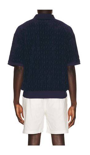 Short Sleeve Cable Terry Johnny Collar Polo in . Size M. Also in S - Polo Ralph Lauren - Modalova