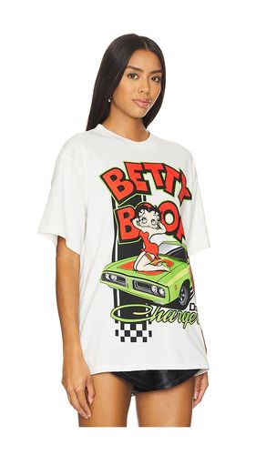 Betty Boop Dodge Charger Boxy Tee in White. - size L (also in M, S, XL/1X) - Philcos - Modalova