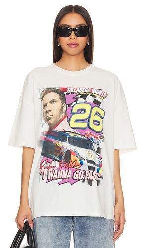 Talladega Nights I Wanna Go Fast Oversized Tee in Cream. - size L (also in M, S, XL/1X) - Philcos - Modalova