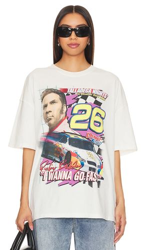 Talladega Nights I Wanna Go Fast Oversized Tee in Cream. - size M (also in S, L, XL/1X) - Philcos - Modalova