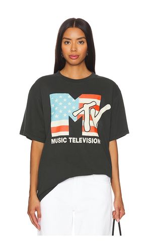 MTV U.S.A. Boxy Tee in Black. - size M (also in S) - Philcos - Modalova