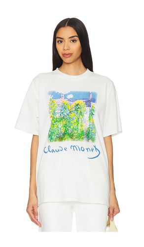 Monet Garden Boxy Tee in Cream. - size L (also in M, S, XL/1X) - Philcos - Modalova