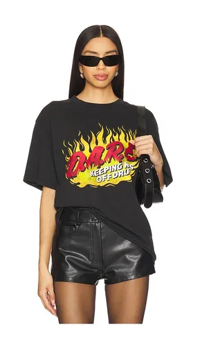 D.A.R.E. Fire Boxy Tee in Black. - size S (also in L) - Philcos - Modalova