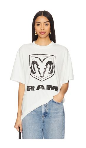 Ram Logo Boxy Tee in Cream. - size L (also in S, XL/1X) - Philcos - Modalova
