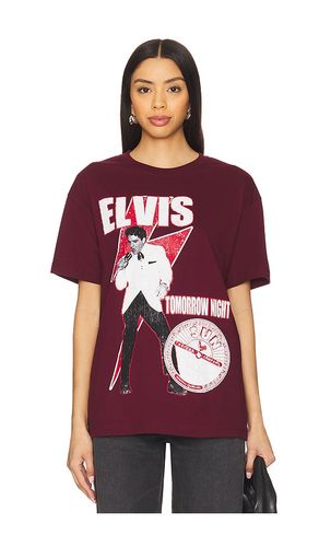 Elvis Tomorrow Night Boxy Tee in Burgundy. - size S (also in XL/1X) - Philcos - Modalova