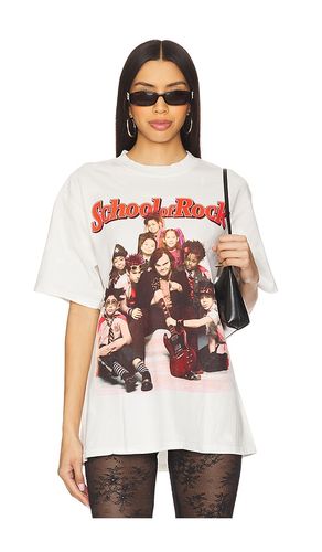 School Of Rock Group Shot Boxy Tee in Cream. - size L (also in S, XL/1X) - Philcos - Modalova