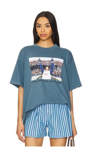Talladega Nights If You Ain't First, You're Last Boxy Tee in Blue. - size M (also in S, L, XL/1X) - Philcos - Modalova