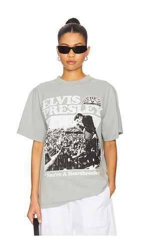 Sun Records x Elvis Heartbreaker Boxy Tee in Light Grey. - size L (also in M, S, XL/1X) - Philcos - Modalova