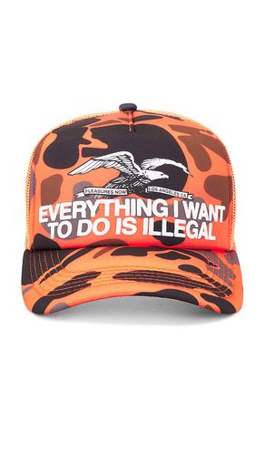 Illegal Trucker Hat in Orange - Pleasures - Modalova