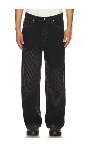 Grid Embroidered Baggy Jeans in . Size 34. Also in 38 - Pleasures - Modalova