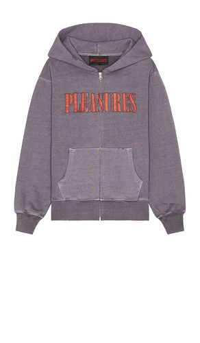 Onyx Zip Up Hoodie in Grey. - size L (also in XL/1X) - Pleasures - Modalova