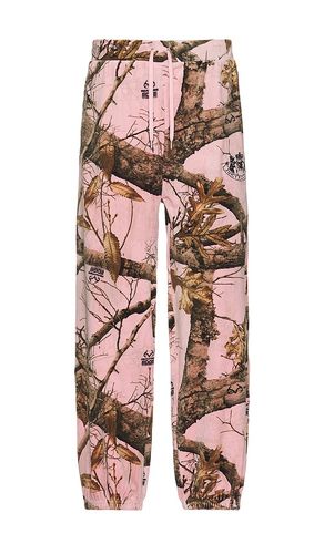 Realtree Velour Track Pants in Pink. - size L (also in M, XL/1X) - Pleasures - Modalova