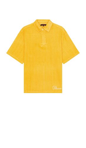 Clarity woven polo en color talla L en - Yellow. Talla L (también en M, XL/1X) - Pleasures - Modalova