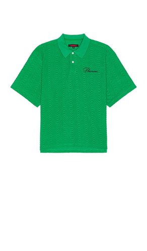 Zen terry boxy polo en color talla L en - Green. Talla L (también en M, S) - Pleasures - Modalova