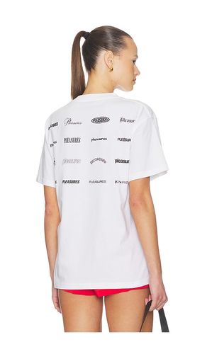 Wordmark T-Shirt in . Taglia L. Also in S - Pleasures - Modalova