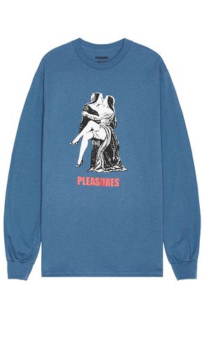 French Kiss Long Sleeve T-shirt in Blue. - size M (also in S) - Pleasures - Modalova