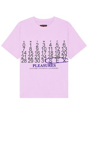 Calendar Heavyweight T-Shirt in Purple. - size L (also in M) - Pleasures - Modalova